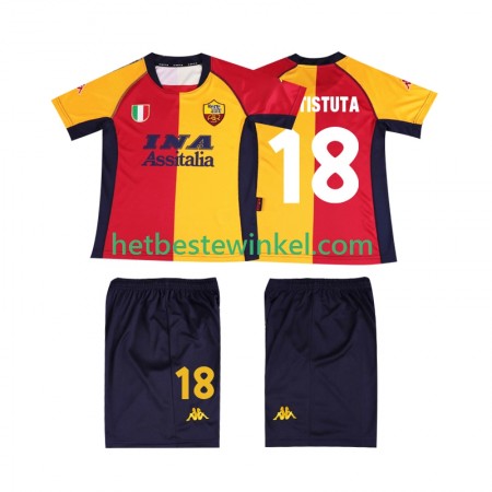 AS Roma BATISTUTA 18 2001 Voetbalshirts Retro Kind Thuis